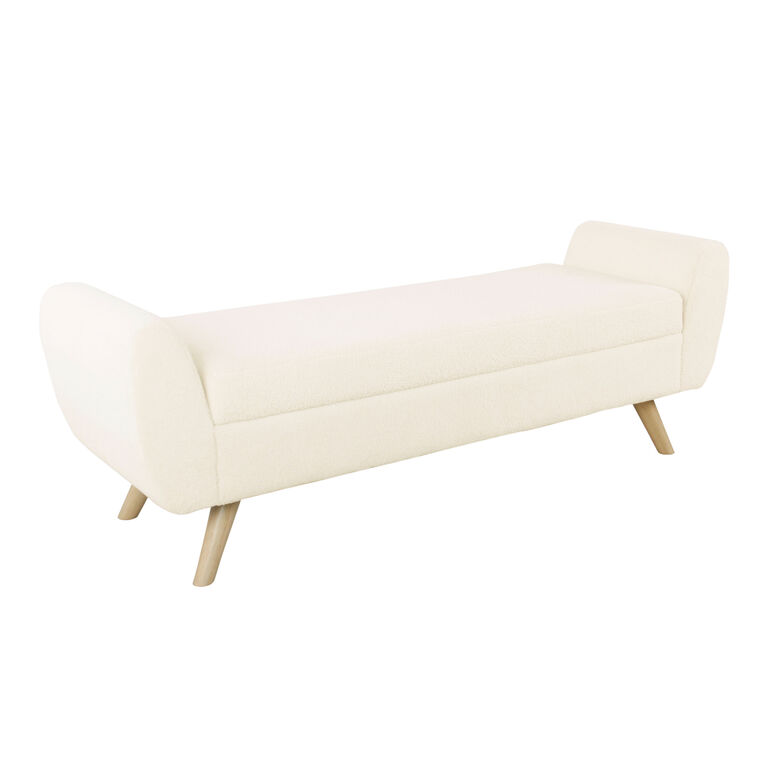 Carnaby Upholstered Storage Bench image number 1