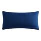 Blue Woven Stripe Indoor Outdoor Lumbar Pillow image number 2