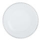 Clear Glass Beaded Rim Charger Plate image number 0