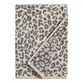 Gray and Ivory Leopard Print Towel Collection image number 1