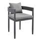 Chania Black Metal Outdoor Dining Chair 2 Piece Set image number 0