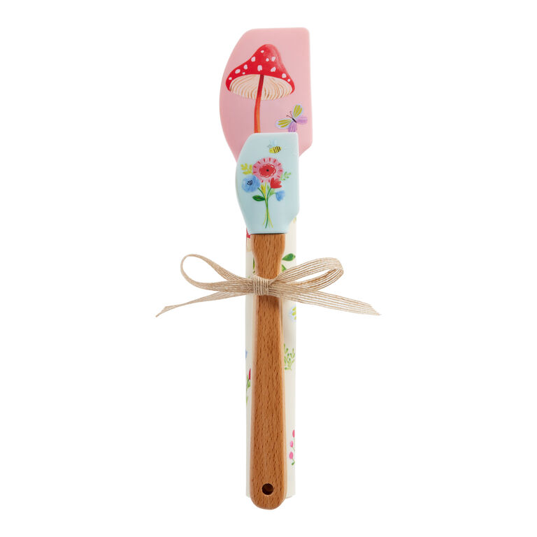 Spring Floral Silicone Baking Mat and Spatulas 3 Piece Set image number 3
