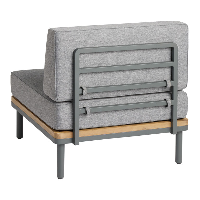 Andorra Modular Outdoor Sectional Armless Chair image number 4