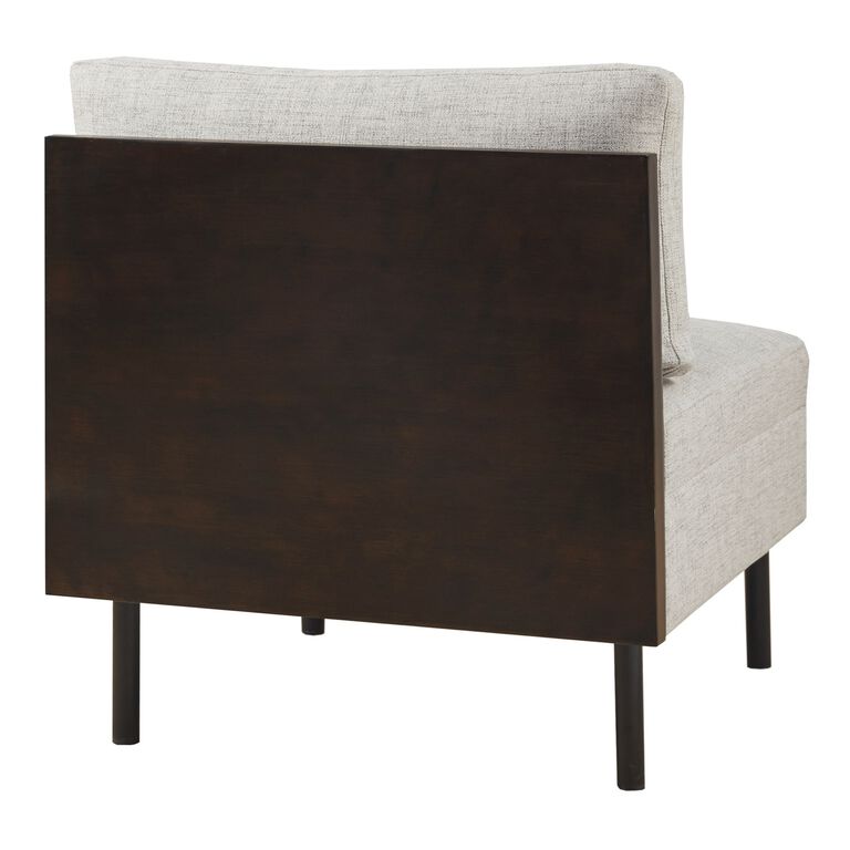 Cosmo Oatmeal Modular Sectional Armless Chair image number 4