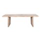 Tyne Aged White Reclaimed Pine Dining Table image number 1