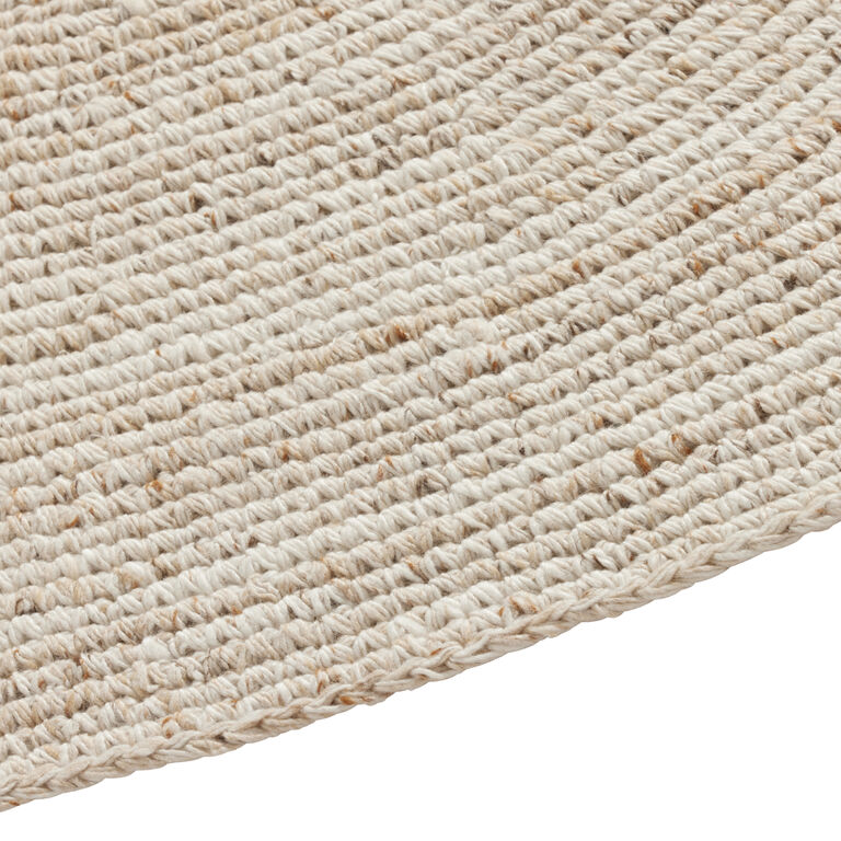 Patton Tonal Cream Hand Braided Recycled Indoor Outdoor Rug image number 5