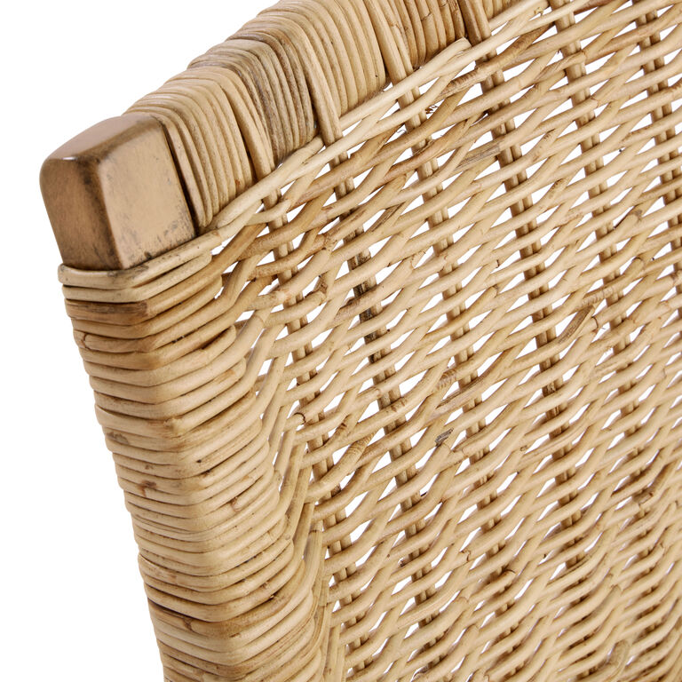Amolea Wood and Rattan Dining Chair Set of 2 image number 6
