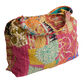 Multicolor Patchwork Kantha Upcycled Hobo Bag image number 0