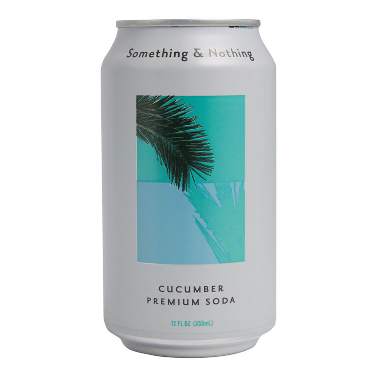 Something & Nothing Cucumber Premium Soda image number 1