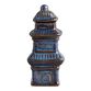 Pagoda Blue Reactive Glaze Ceramic Tea Infuser image number 0