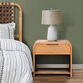 Hudson Caramel Wood Waterfall Nightstand with Drawer image number 1