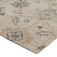 Eliana Sage Green and Purple Floral Tufted Wool Area Rug image number 2