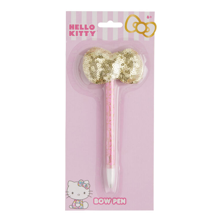 Hello Kitty Pink and Gold Bow Pen image number 2