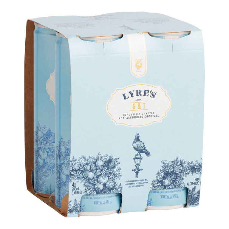 Lyre's Non Alcoholic Gin And Tonic Soda 4 Pack image number 1