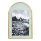 Antique Brass and Sage Glass Arched Frame image number 0