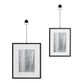 Asher Black Metal Wall Frame With Chain and Mat image number 0