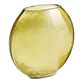 Olive Green Hammered Blown Glass Vase image number 0