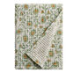 Yellow Flower Block Print Waffle Weave Towel Collection image number 1