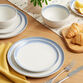 Kai Ivory And Blue Reactive Glaze Dinnerware Collection image number 0