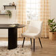 Jocelyn Ivory Textured Upholstered Dining Chair Set of 2 image number 1