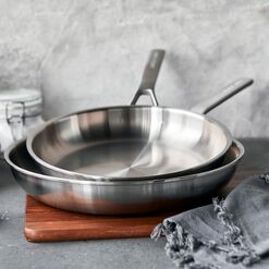 Merten & Storck Stainless Steel Frying Pans 2 Pack