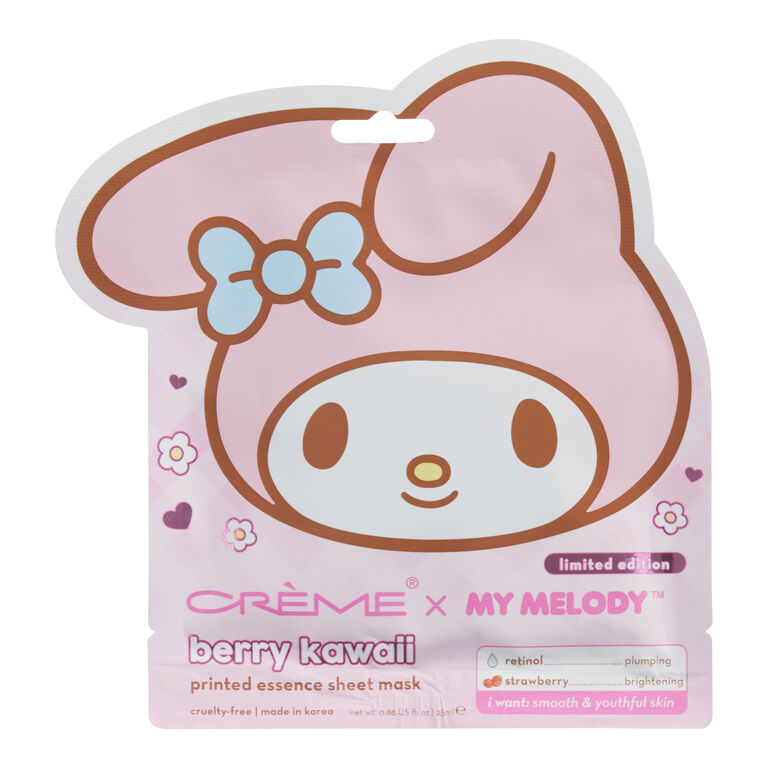 Creme Shop My Melody Berry Kawaii Korean Beauty Sheet Mask image number 1