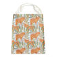 Blue And Tan Jungle Tiger Canvas Tote Bag image number 0