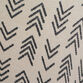 Evins Black And Cream Chevron Diamond Upholstered Chair image number 6