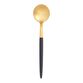 Black And Gold Shay Cocktail Spoon Set Of 2 image number 0