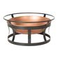 Copper Bowl and Black Steel Fire Pit image number 0