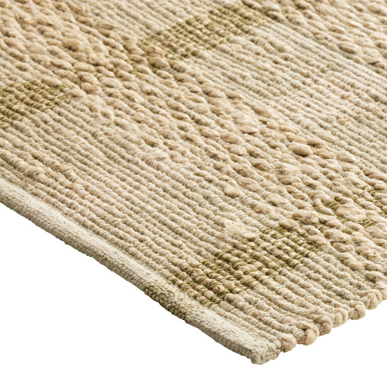 Spruce Plaid Jute and Cotton Area Rug image number 2
