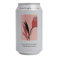 Something & Nothing Hibiscus & Rose Premium Soda