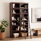 Augustus Roasted Cocoa Wood Library Shelving Collection image number 0