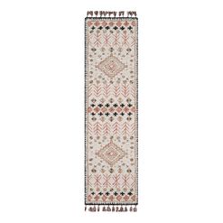 Aelin Ivory and Spice Tufted Wool Area Rug