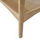 Square Off White Two Tone End Table with Shelf image number 3