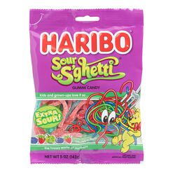 Haribo Sour Spaghetti Gummy Candy
