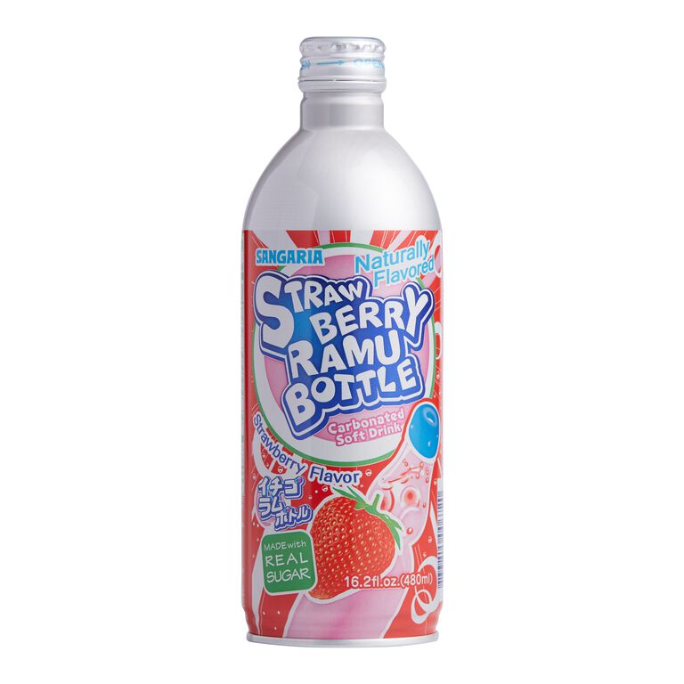 Sangaria Strawberry Ramune Soda Can image number 1