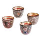 Handmade Floral Painted Glass Scented Candle image number 0
