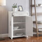 Windport White Storage Cabinet With Drawer image number 2