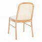 Ansil Ash Wood And Cane Upholstered Dining Chair 2 Piece Set image number 2