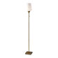 Jefferson Antique Brass and Opal Glass Floor Lamp image number 0