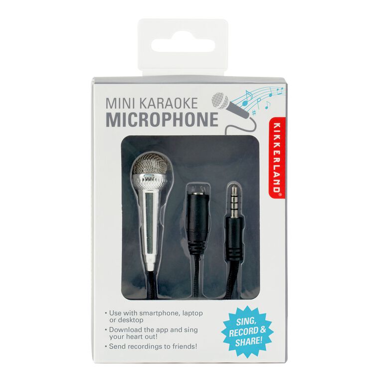 Mini Kikkerland Karaoke Microphone image number 1