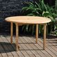 Windsong Round Teak Outdoor Dining Table image number 1