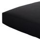 Sunbrella Black Canvas Outdoor Chaise Lounge Cushion image number 1