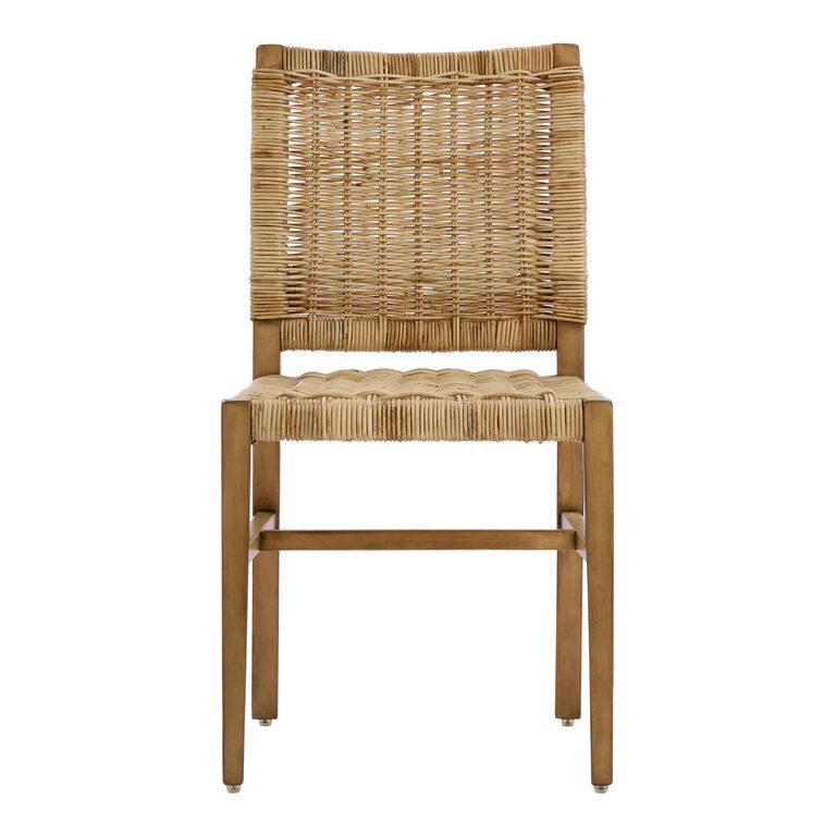 Amolea Wood and Rattan Dining Chair Set of 2 image number 3