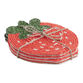 Coral Strawberry Beaded Coasters 4 Pack image number 2