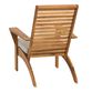 Kapari Natural Acacia Wood Outdoor Chair with Cushion image number 2
