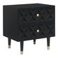 Porter Geometric Wood Nightstand With Drawers image number 0