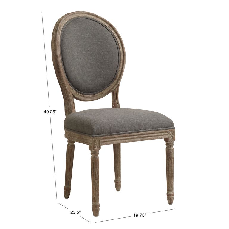 Paige Round Back Upholstered Dining Chair Set of 2 image number 7