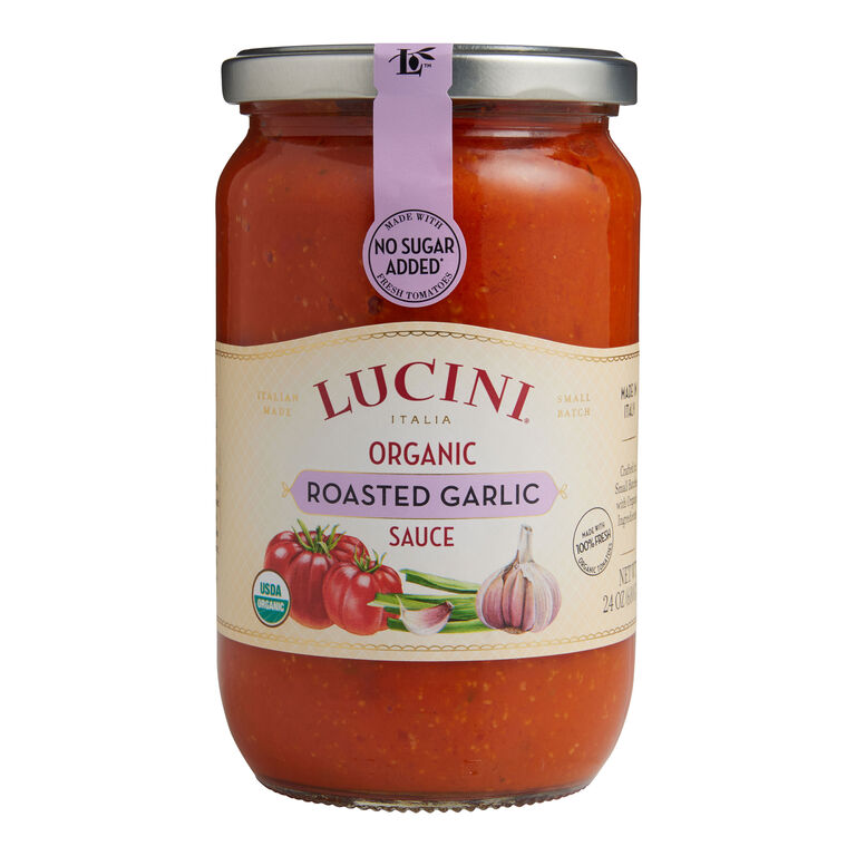 Lucini Organic Roasted Garlic Marinara Pasta Sauce image number 1
